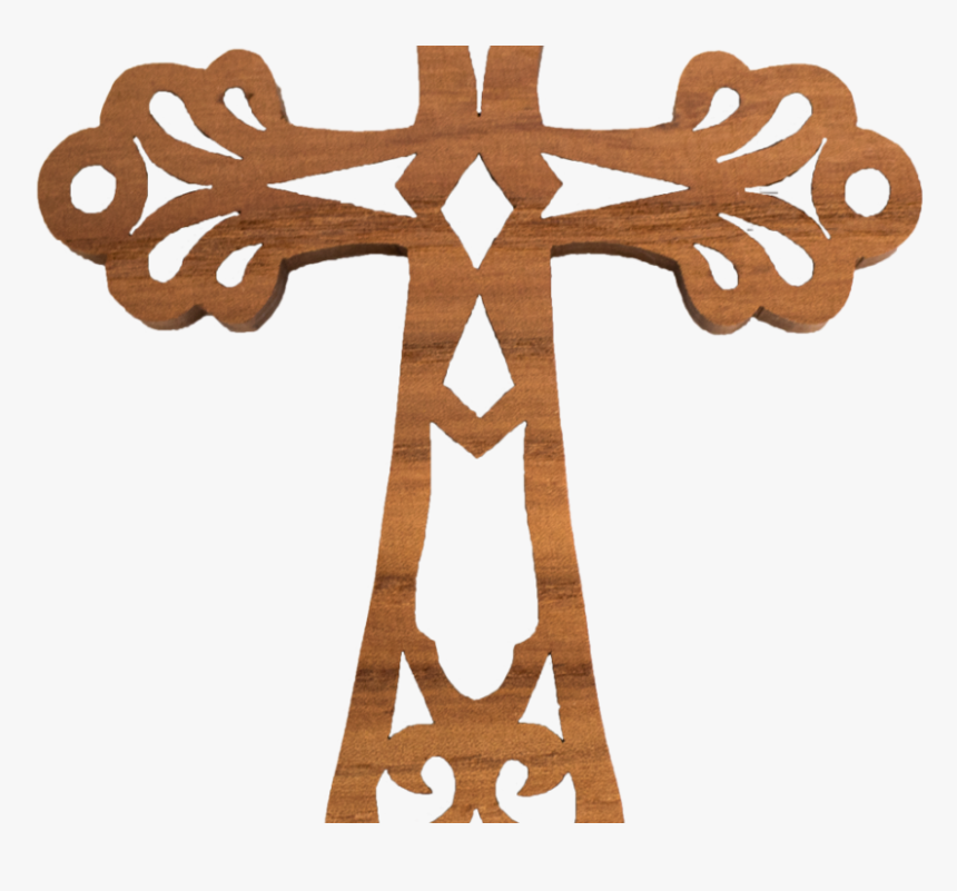 Scroll Saw Ornament Cross - Pink Celtic Cross Clipart, HD Png Download, Free Download