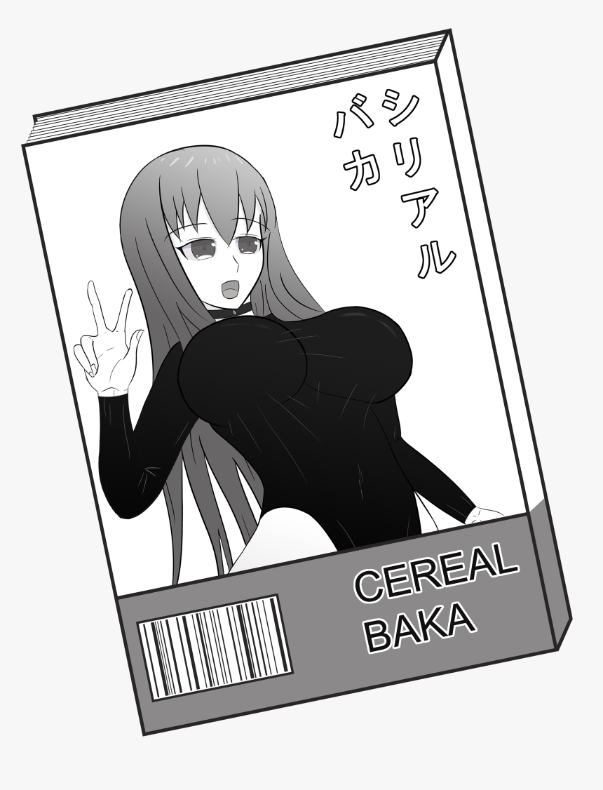 Image Of Cereal Baka Manga Shirt - Cartoon, HD Png Download, Free Download