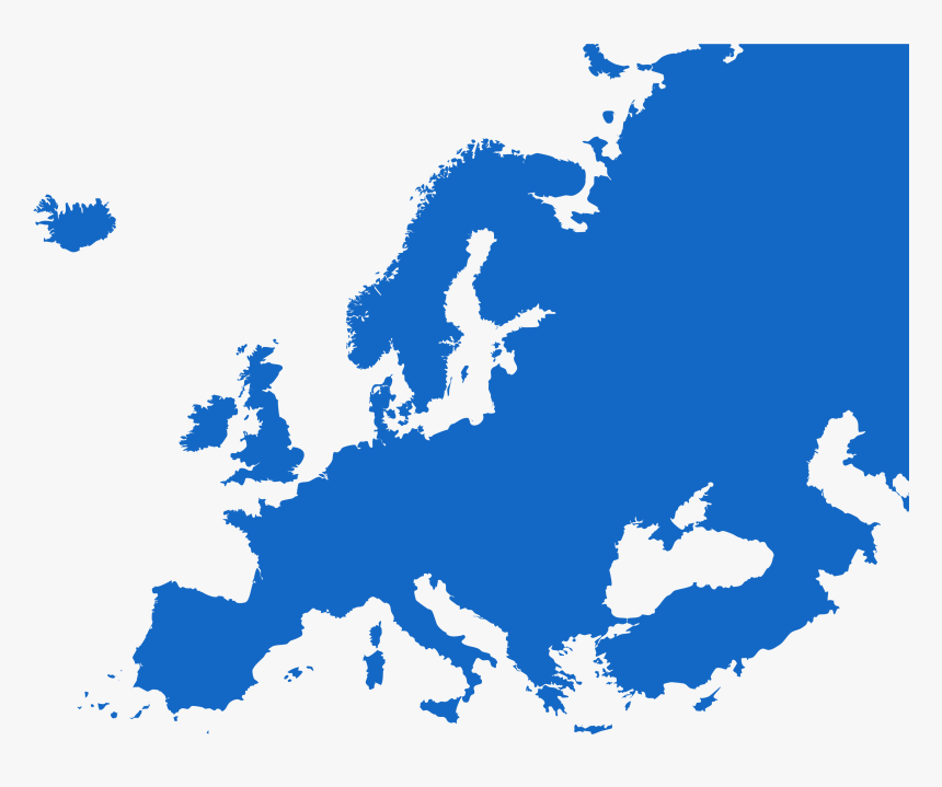 Europe Map Without Names And Borders, HD Png Download, Free Download