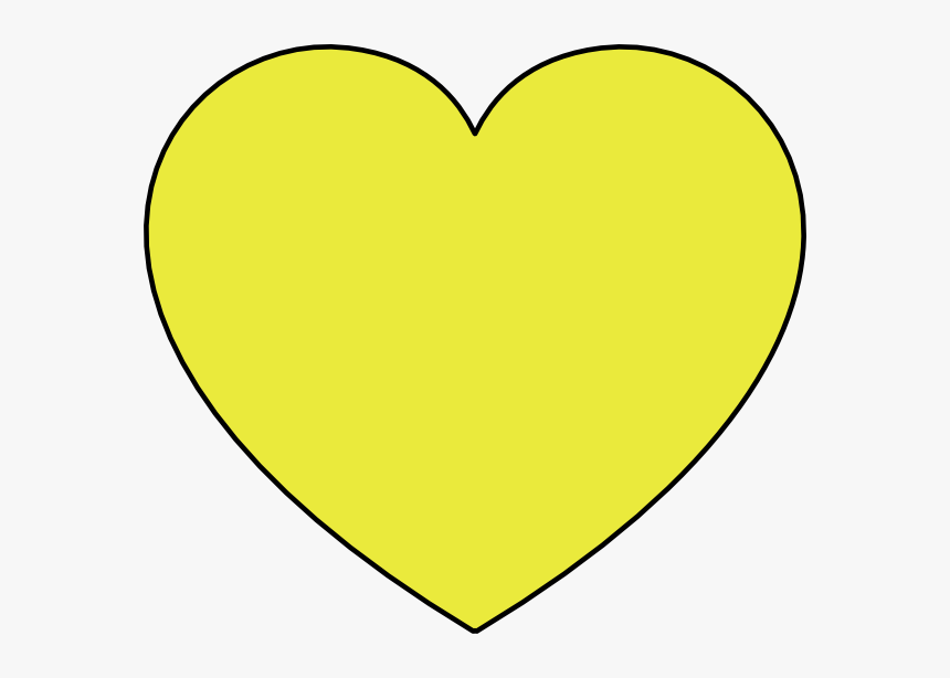 Gold Heart Png -goldheart Png - Transparent Background Yellow Heart, Png Download, Free Download