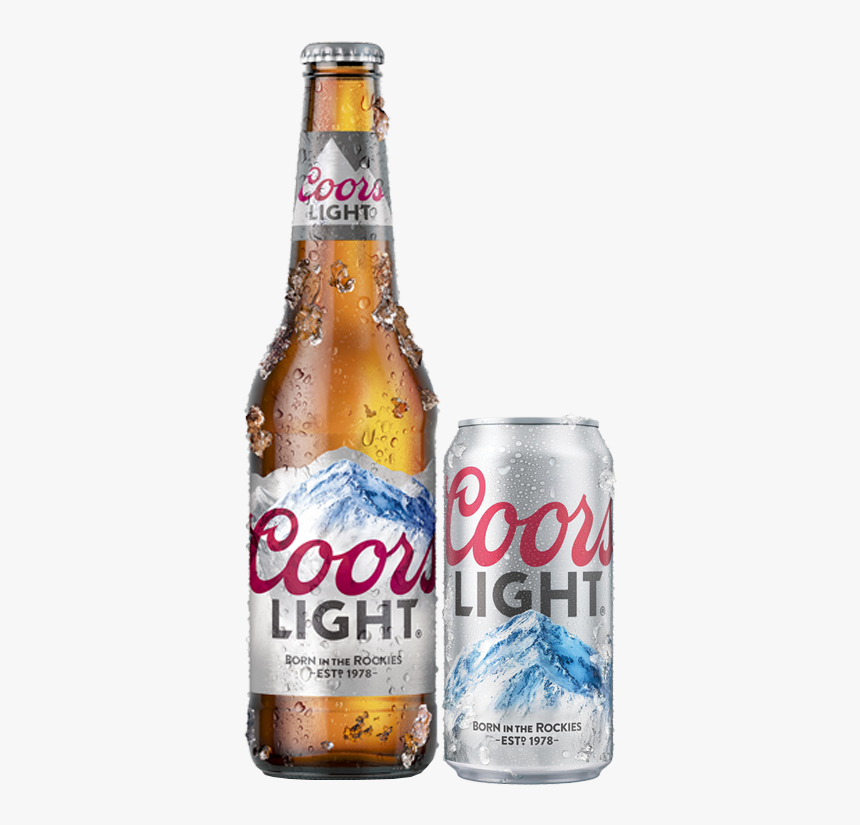 Coors Light - Coors Light Beer Bottle, HD Png Download, Free Download