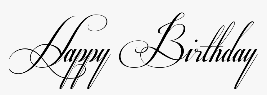Happy Birthday Fonts - Fancy Lettering Happy Birthday, HD Png Download, Free Download