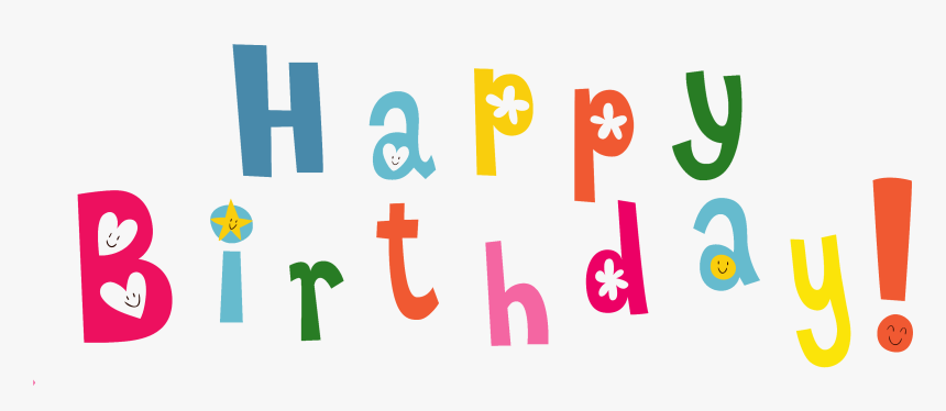 Clip Art Happy Birthday Letters - Happy Birthday Design Letter, HD Png Download, Free Download