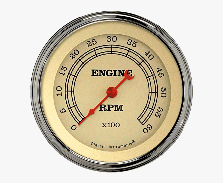 Vintage Tachometer, HD Png Download, Free Download