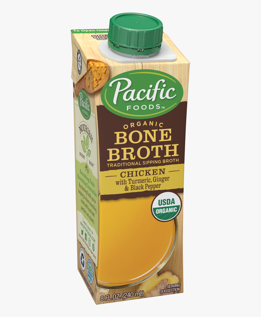 Pacific Bone Broth Ginger, HD Png Download, Free Download