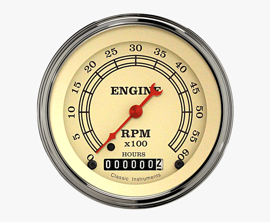 Vintage Tachometer, HD Png Download, Free Download