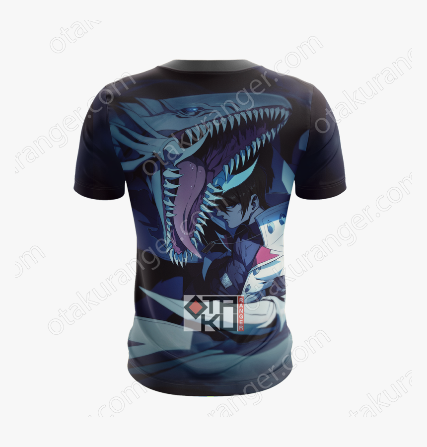 Yu Gi Oh Seto Kaiba And Blue Eyes White Dragon T Shirt, HD Png Download, Free Download