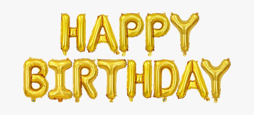 36 Inch Silver Aluminium Letter Happy Birthday Foil - Calligraphy, HD Png Download, Free Download