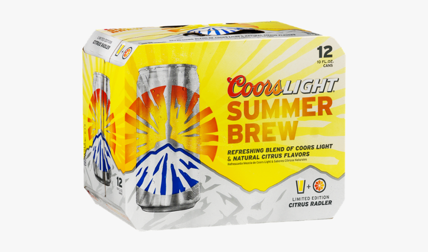 Coors Light Citrus Radler 2018, HD Png Download, Free Download