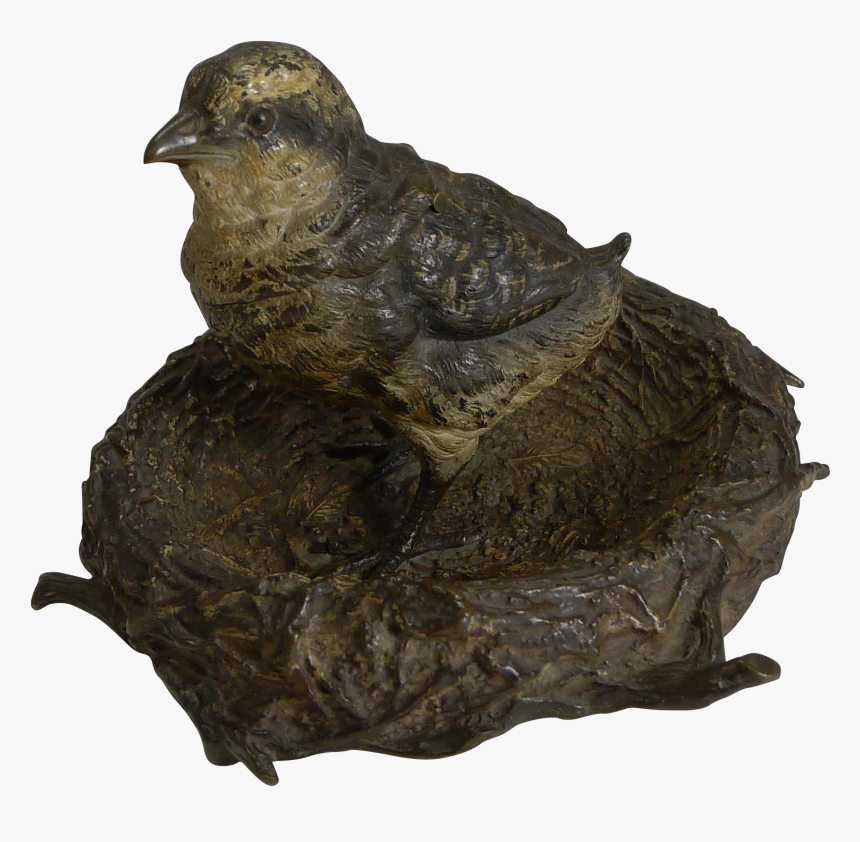 Wonderful Antique English Novelty Bronze Inkwell - Bronze Sculpture, HD Png Download, Free Download