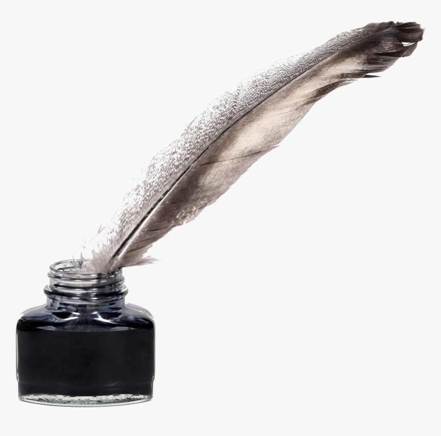 Clip Art Fountain Pen Inkwell - Pens In The Past, HD Png Download, Free Download