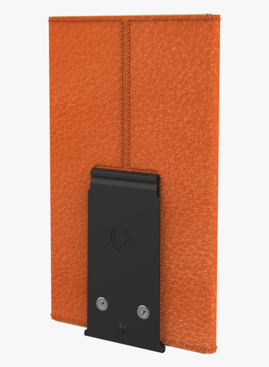 Geneva Wallet With Connector, Orange Leather"
 Class= - Computer Speaker, HD Png Download, Free Download