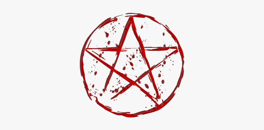 #pentagram #red #devil #satan #666 #blood #bloody #star - Pentagram Transparent Background, HD Png Download, Free Download