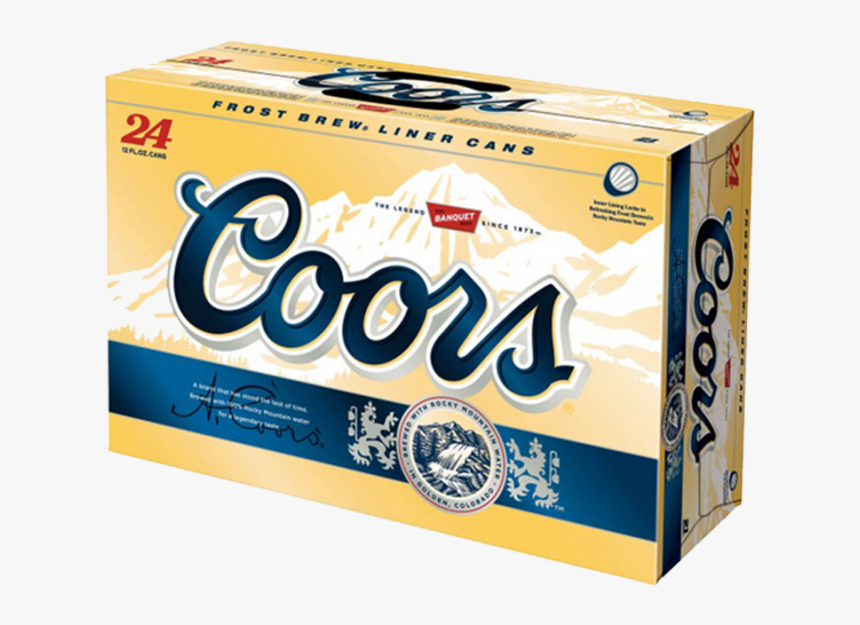 Coors Original 24-pack Cans - Coors 24 Pack Cans, HD Png Download, Free Download