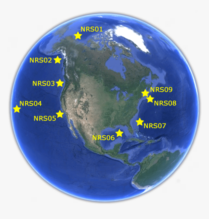 This Is A Map Of The Nrs Deployments - Google Earth United States, HD Png Download, Free Download