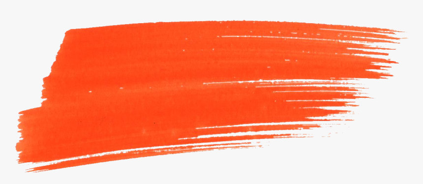 Orange Brush Stroke Png, Transparent Png, Free Download