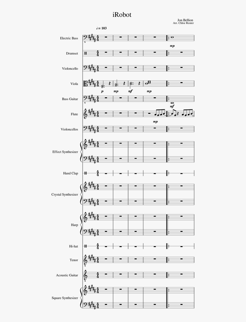 Irobot Jon Bellion Piano Sheet Music, HD Png Download, Free Download