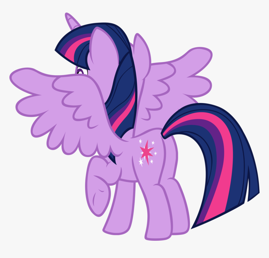 Transparent Twilight Sparkle Alicorn Png - Twilight Sparkle From Behind, Png Download, Free Download