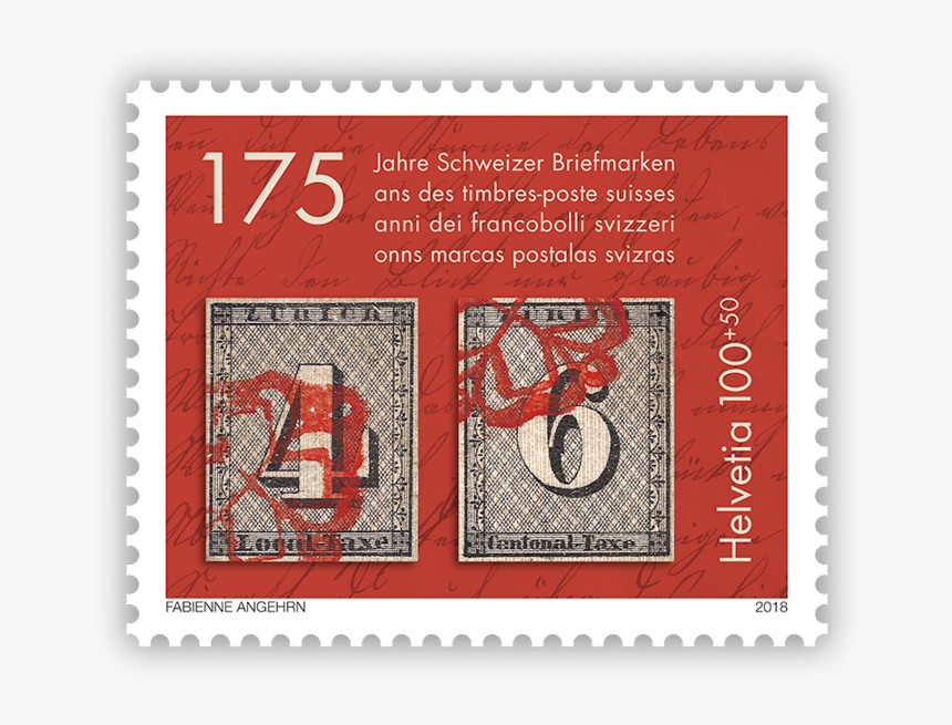 Clip Art 100 Stamps - Briefmarken Schweiz 2018, HD Png Download, Free Download