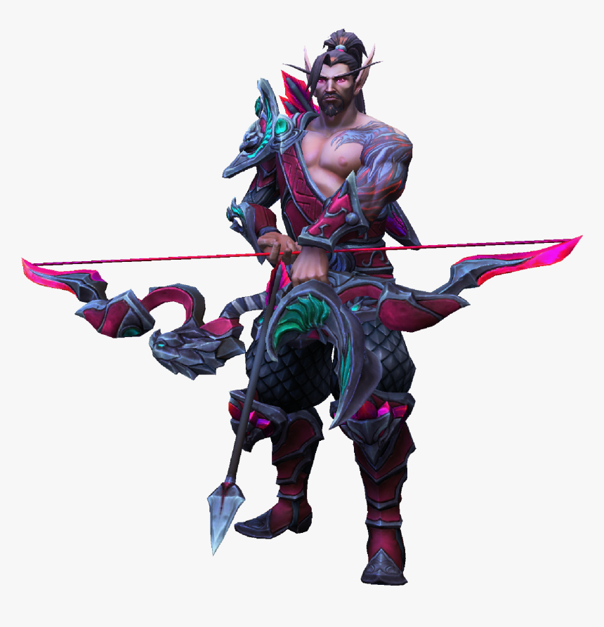 Hanzo Scarlet Farstrider Skin - Action Figure, HD Png Download, Free Download