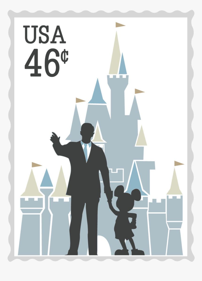 Disney Postal Stamp Png, Transparent Png, Free Download