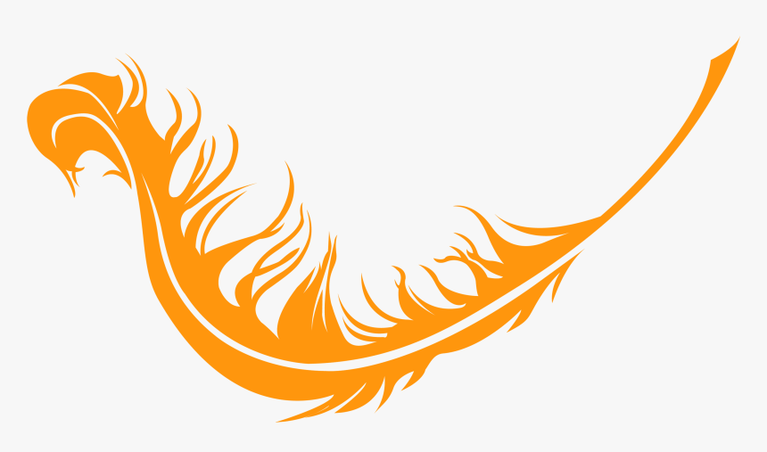 Transparent Phoenix Clipart Free - Transparent Background Phoenix Feather, HD Png Download, Free Download