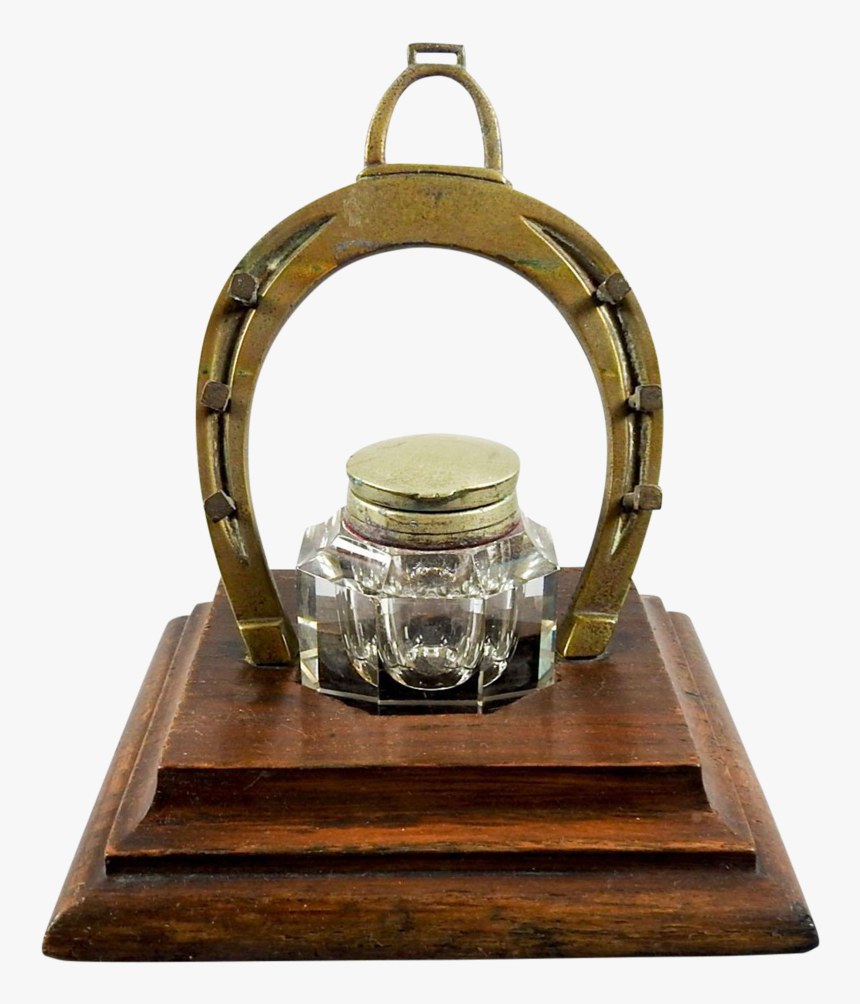 Antique Brass Horseshoe Inkwell - Teapot, HD Png Download, Free Download