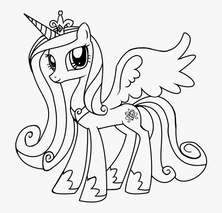 28 Collection Of My Little Pony Friendship Is Magic - My Little Pony Cadence Coloring Pages, HD Png Download, Free Download