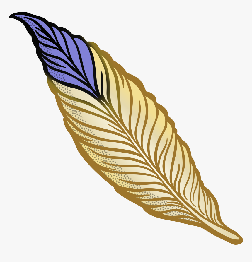 This Free Icons Png Design Of Feather - Transparent Background Gold Feather Png, Png Download, Free Download