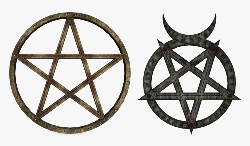 Triple Goddess Symbol With Pentagram - Chilling Adventures Of Sabrina Symbol, HD Png Download, Free Download