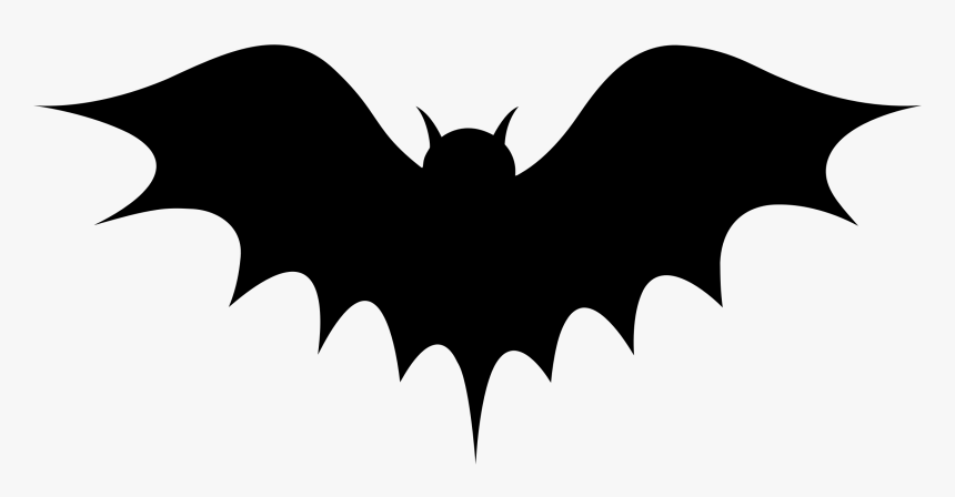 Bat,silhouette,batman - Fledermaus Halloween, HD Png Download, Free Download