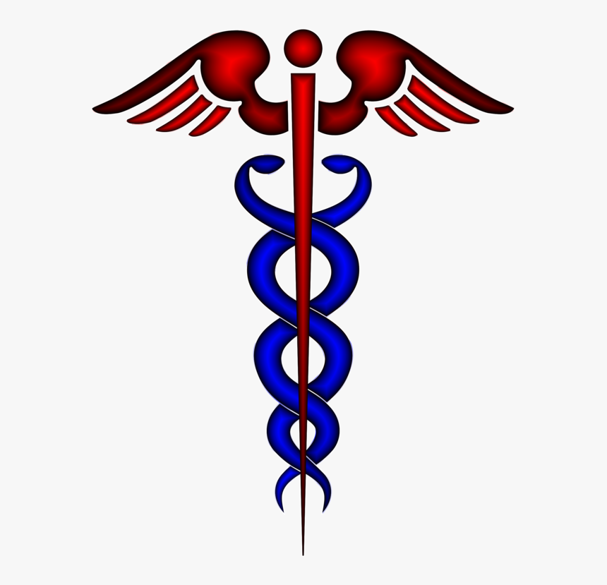 Symbol,line,hermes - Caduceus Vector, HD Png Download, Free Download