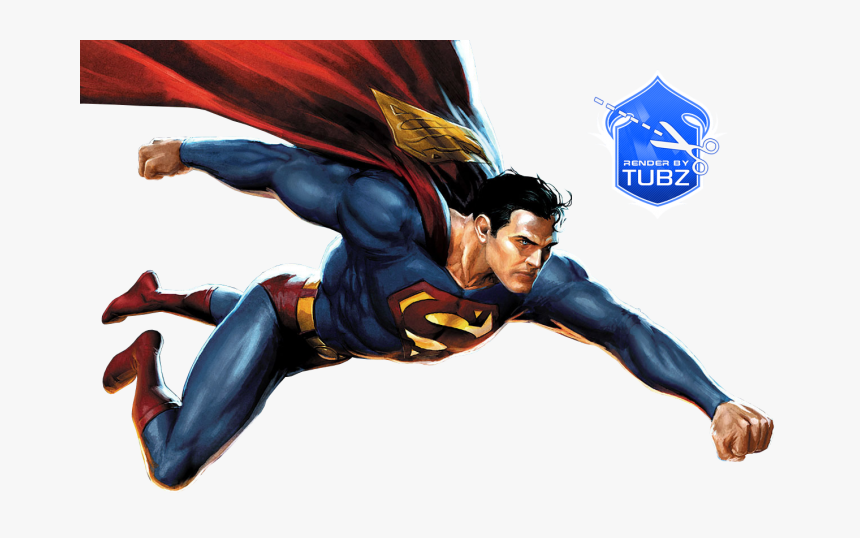 Superman Flying Png - Superman Cartoon Images Wallpapers Hd, Transparent Png, Free Download