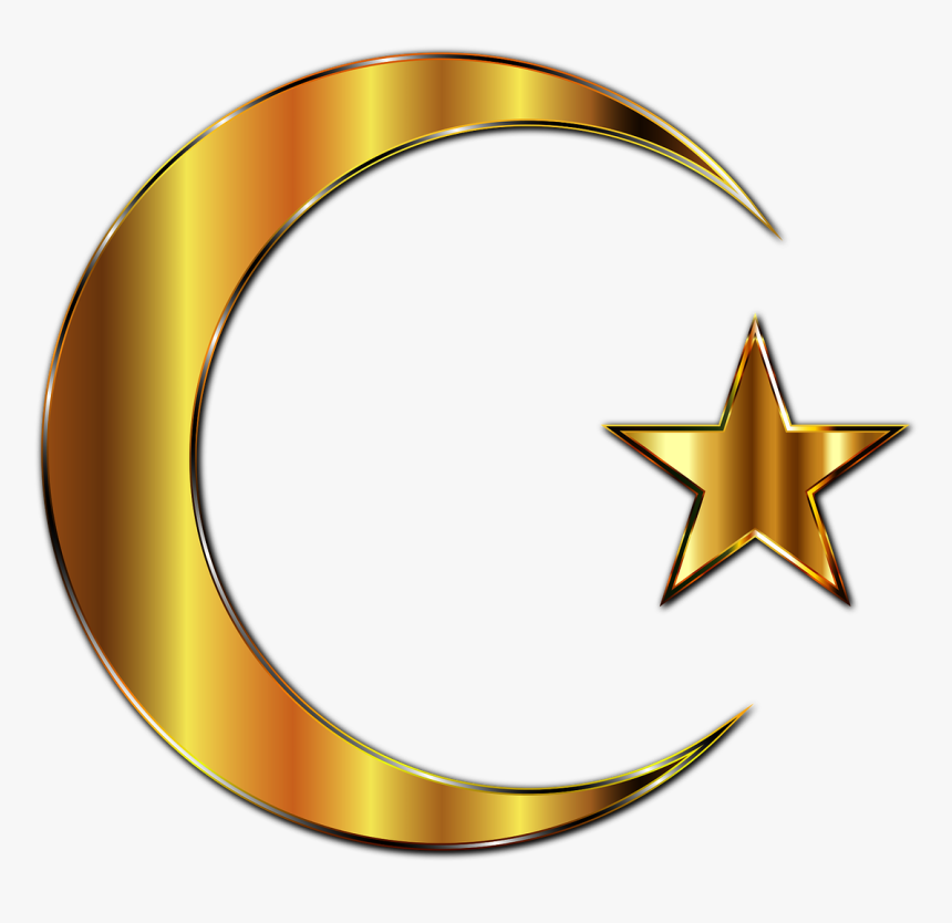 Crescent Moon And Star Png, Transparent Png, Free Download