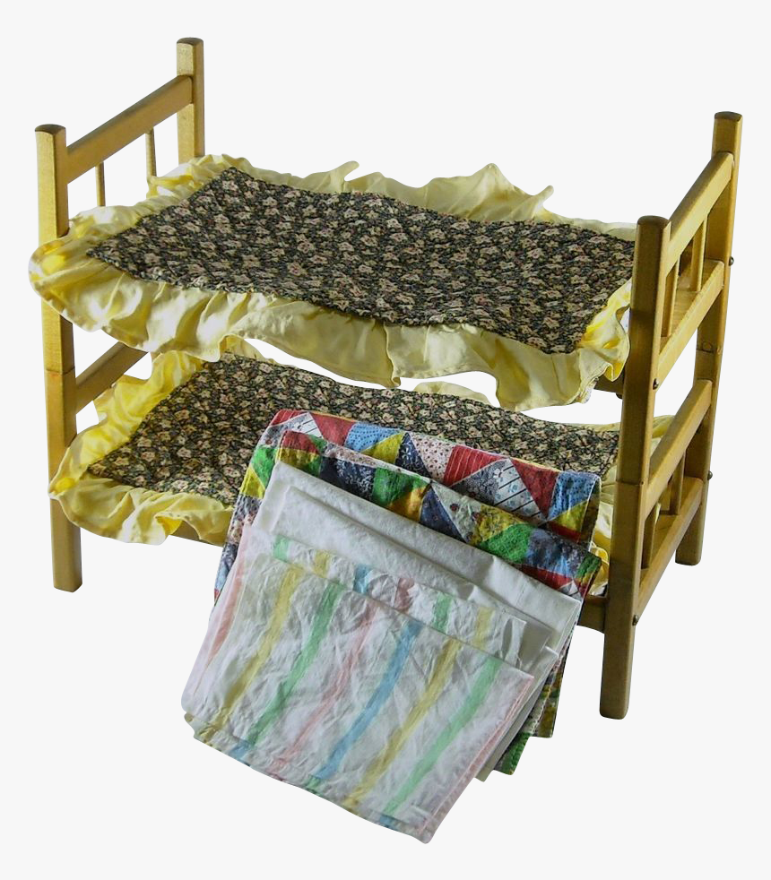 Vintage Doll Bunk Beds Quilts Bed Spreads And Sheets, HD Png Download, Free Download