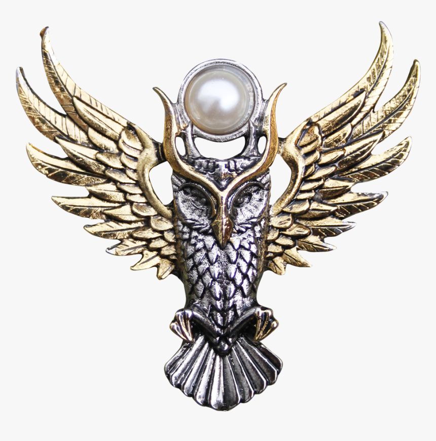 Owl Of Athena For Magickal Wisdom Brooch By Briar - Athena Owl, HD Png Download, Free Download