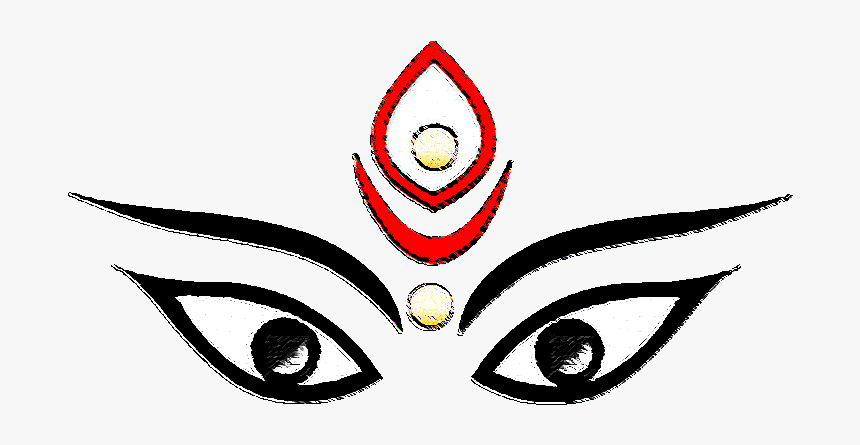 Maa Durga Eyes Png, Transparent Png, Free Download