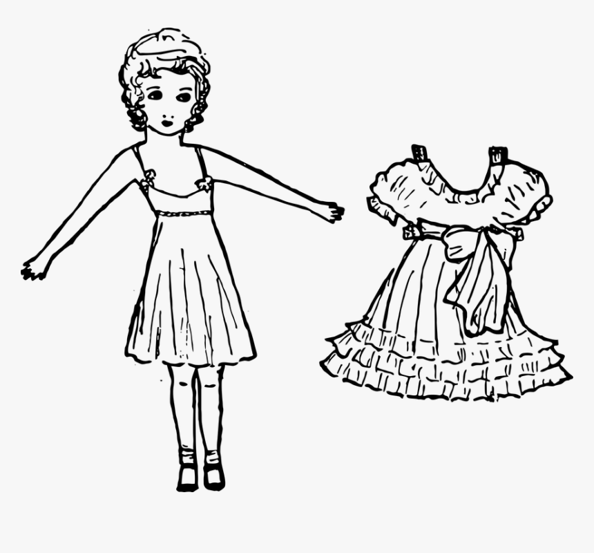 Vintage Paper Doll, Vintage Illustration, Vintage Dress - Brock Turner And Brett Kavanaugh, HD Png Download, Free Download