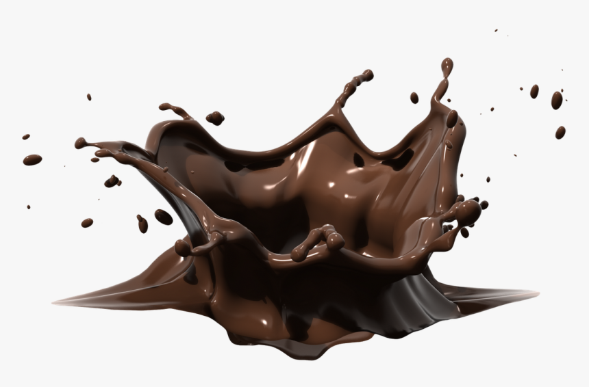 Chocolate Dripping Png - Chocolate Milk Splash Png, Transparent Png, Free Download