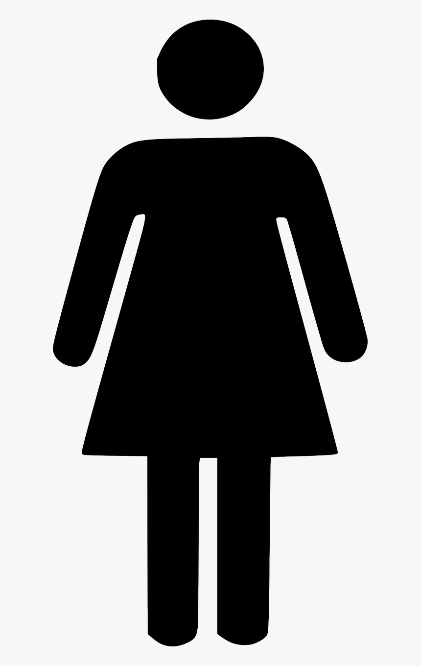 Female Toilet Sign Png, Transparent Png, Free Download