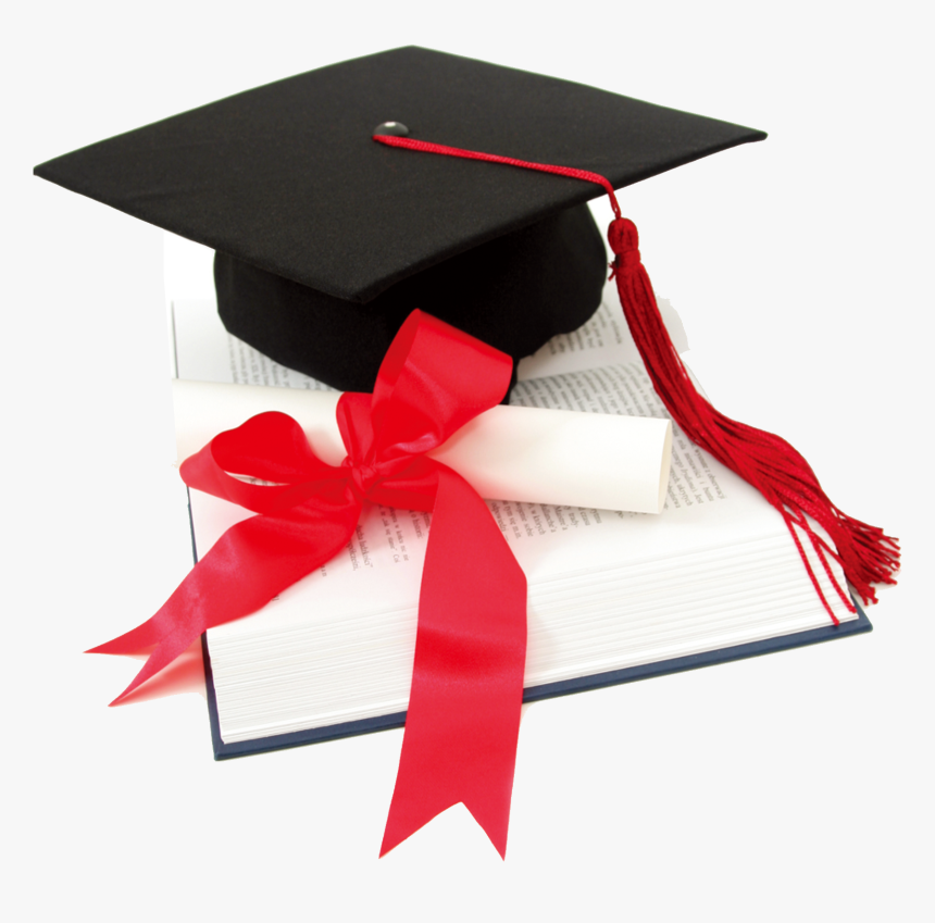 Graduation Cap With Book Png, Transparent Png, Free Download