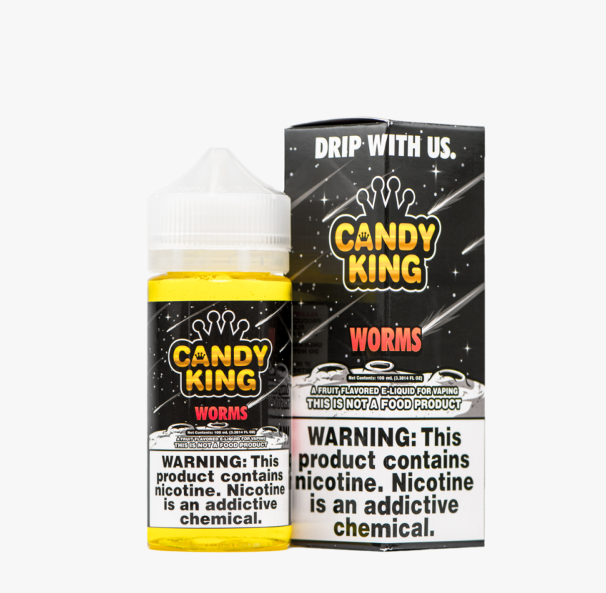 Candy King Worms 3mg 100ml, HD Png Download, Free Download