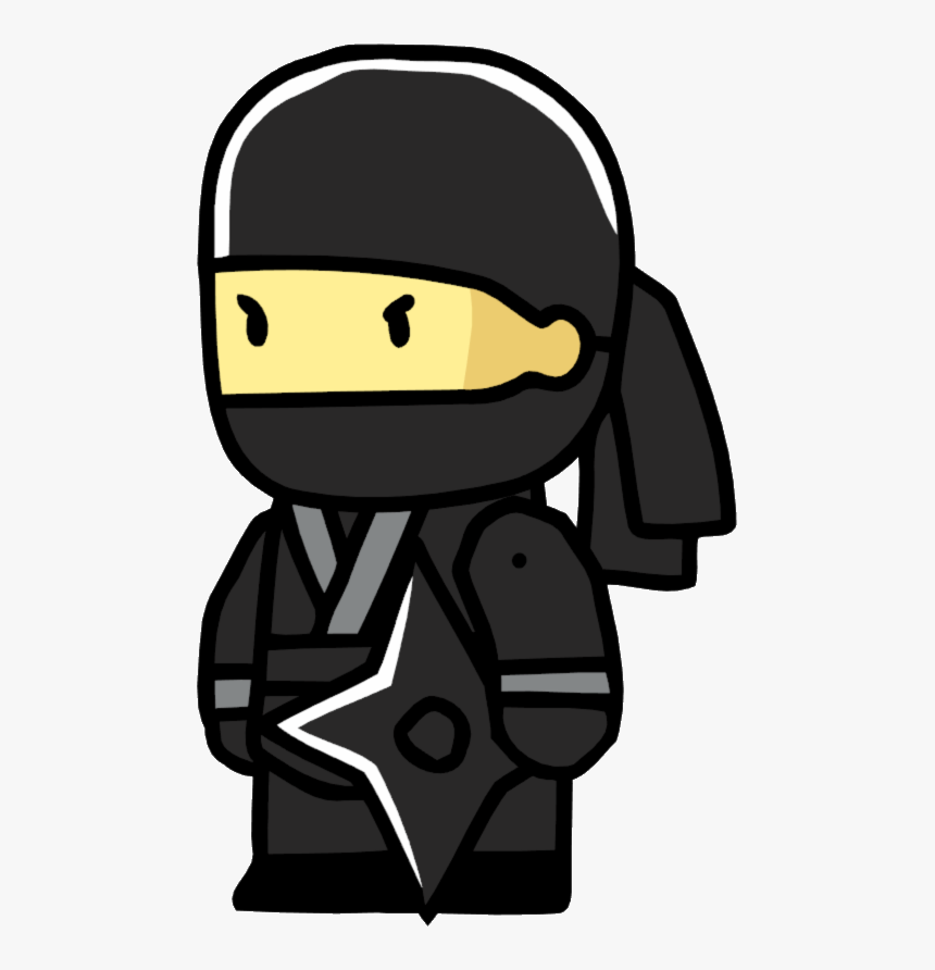 Ninja Png - Scribblenauts Character Png, Transparent Png, Free Download