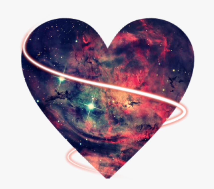 #hearts #heart #galaxy #galaxies #love - Heart, HD Png Download, Free Download