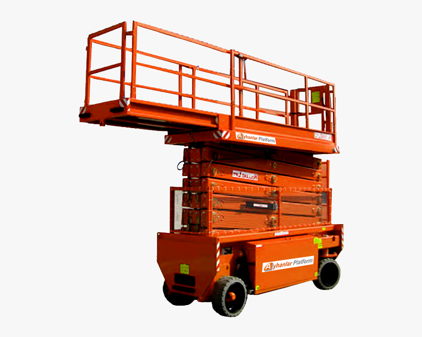 18,5m Battery-powered Scissor Lift - Stairs, HD Png Download, Free Download