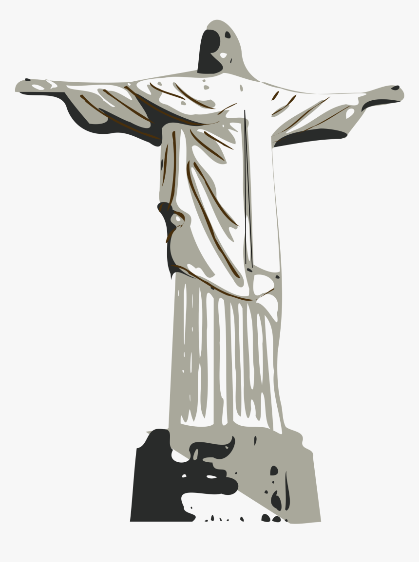 Christ The Redeemer Statue Clip Art - Christ The Redeemer Clipart, HD Png Download, Free Download