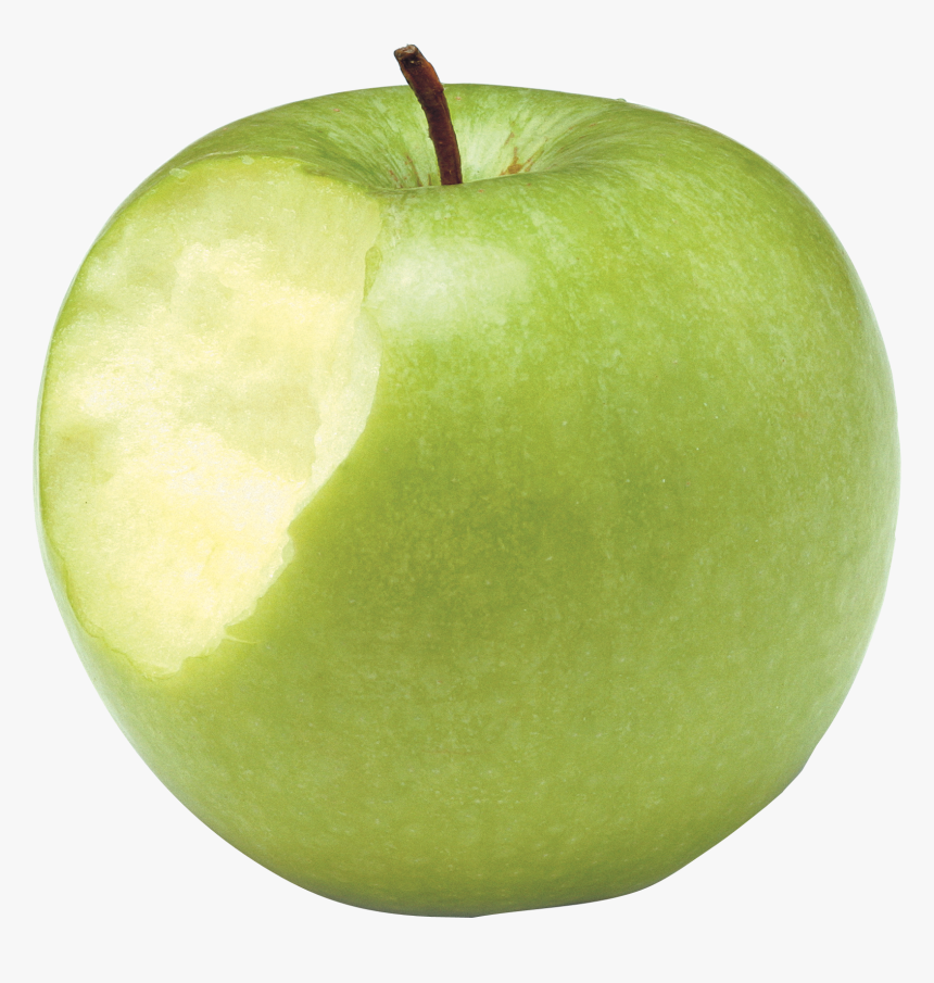 Bitten Green Apple Png - Green Bitten Apple Transparent, Png Download, Free Download