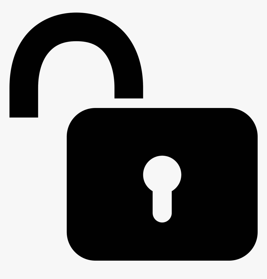 Padlock Icon Free Download - Transparent Unlocked Lock, HD Png Download, Free Download