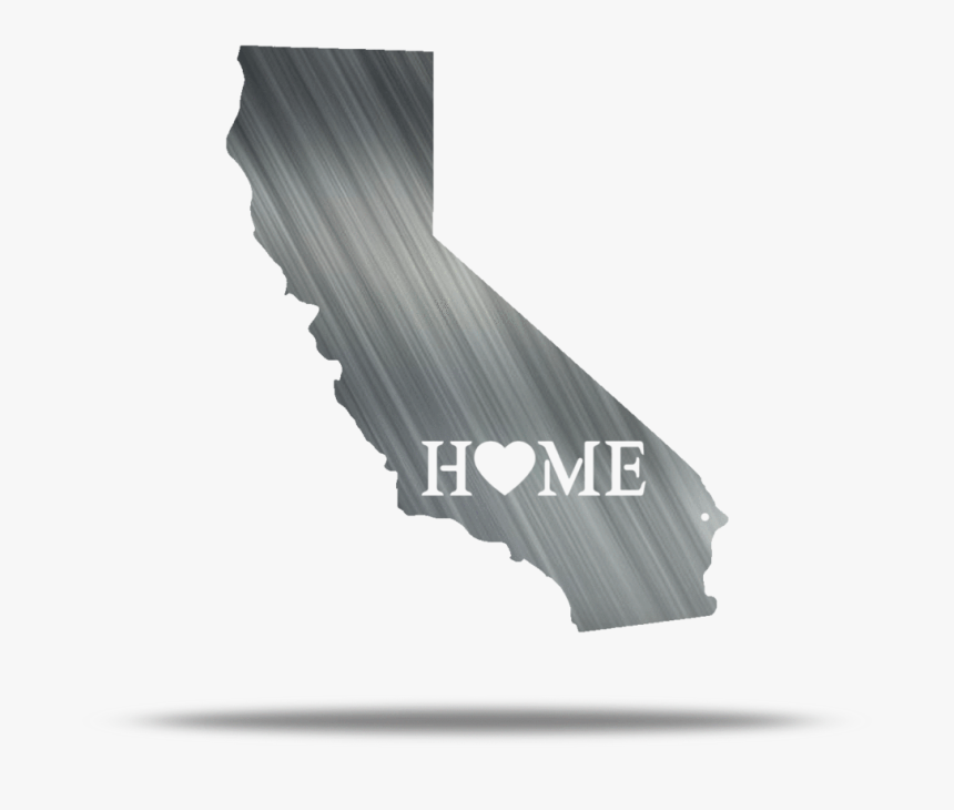State Cut Out Home Heart Metal Wall Sign - Pipe, HD Png Download, Free Download
