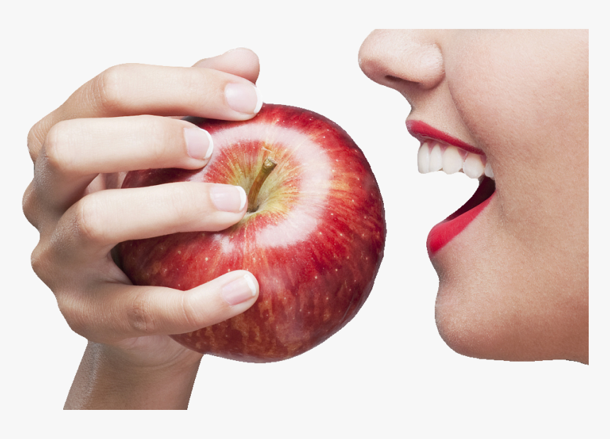 Clip Art Biting An Apple - Eating Apple Transparent Background, HD Png Download, Free Download